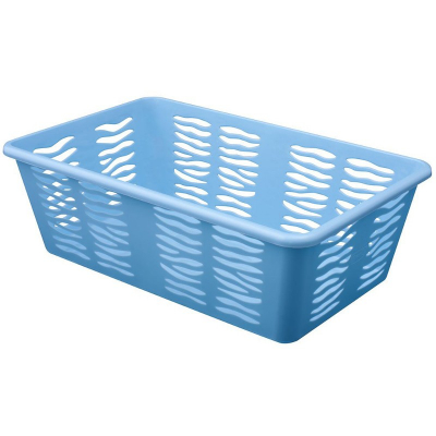 Koszyk pojemnik zebra 3 30x20 branq niebieski - organizacja drobiazgów | Opland
