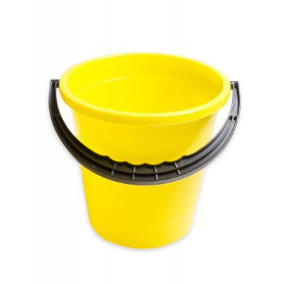 Wiadro plastikowe uniwersalne 8l żółty lipiecki - świat agd - świat sprzątania | Sklep Opland