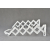 Suszarka harmonijkowa rozciągana biała 80 cm abj - świat suszarek | Sklep Opland