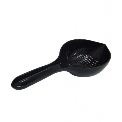 Łyżka cedzakowa plastikowa kuchenna artgos czarna | Sklep Opland