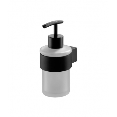 Futura black dozownik do mydła z uchwytem bisk - świat łazienek | Sklep Opland