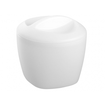 Kaskada pojemnik kosmetyczny niski biały bisk | Opland
