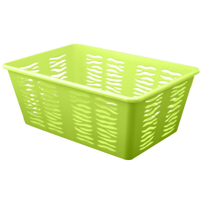 Koszyk pojemnik zebra 4 36,5x25,5 branq zielony - organizacja w domu | Sklep Opland
