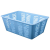 Koszyk pojemnik zebra 4 36,5x25,5 branq niebieski - organizacja w domu | Sklep Opland