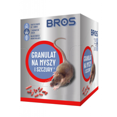 Granulat na myszy ziarno 1kg bros