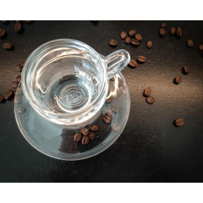 Filiżanki do espresso przezroczyste 60 ml huta jasło